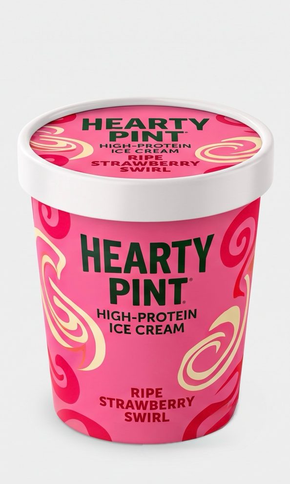 Hearty Pint Ripe Strawberry Swirl pint